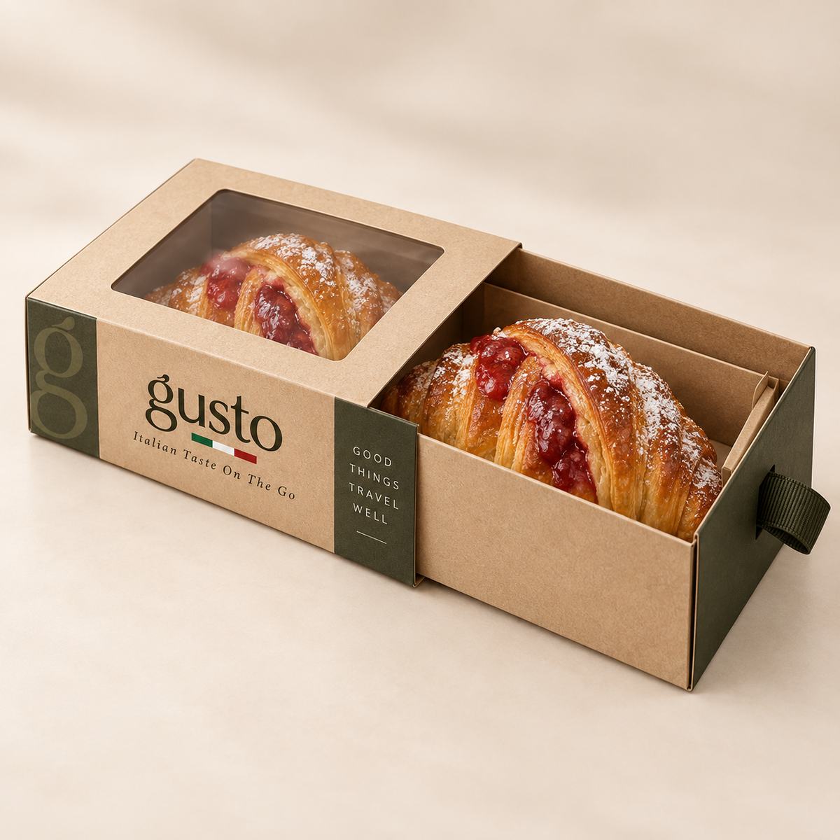Strawberry Croissant