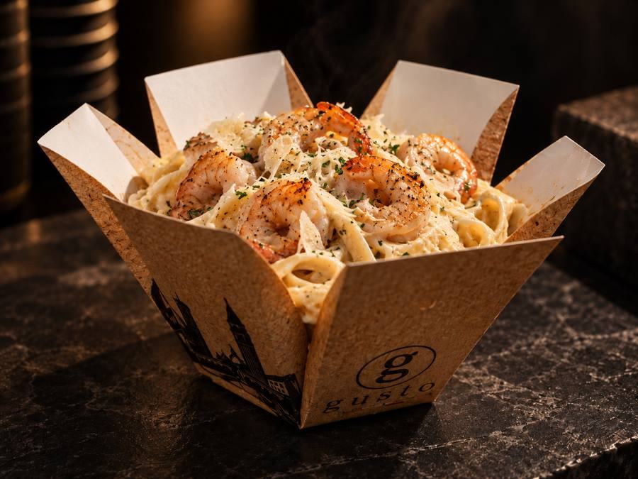 Fettuccine Shrimp Alfredo